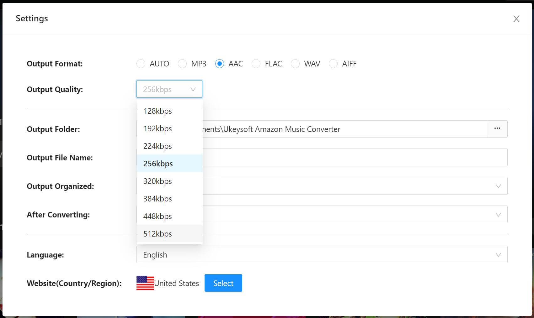 aac output quality