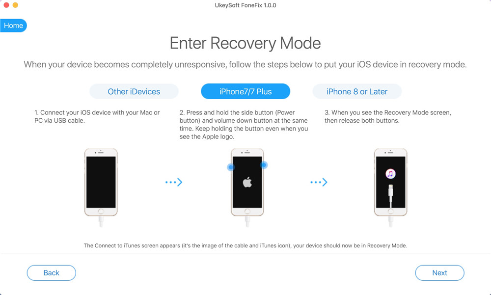 iphone7 recovery mode