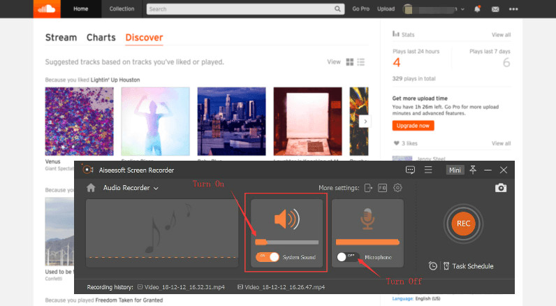 SoundCloud Songs Recorder