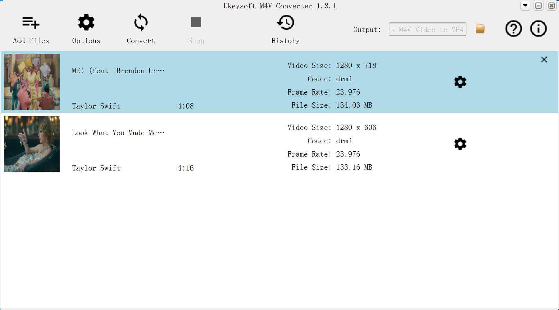 Select M4V Subtitles and Audio Tracks