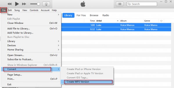 convert itunes music to mp3