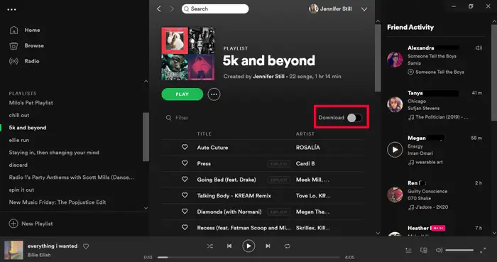 download spotify music to pc