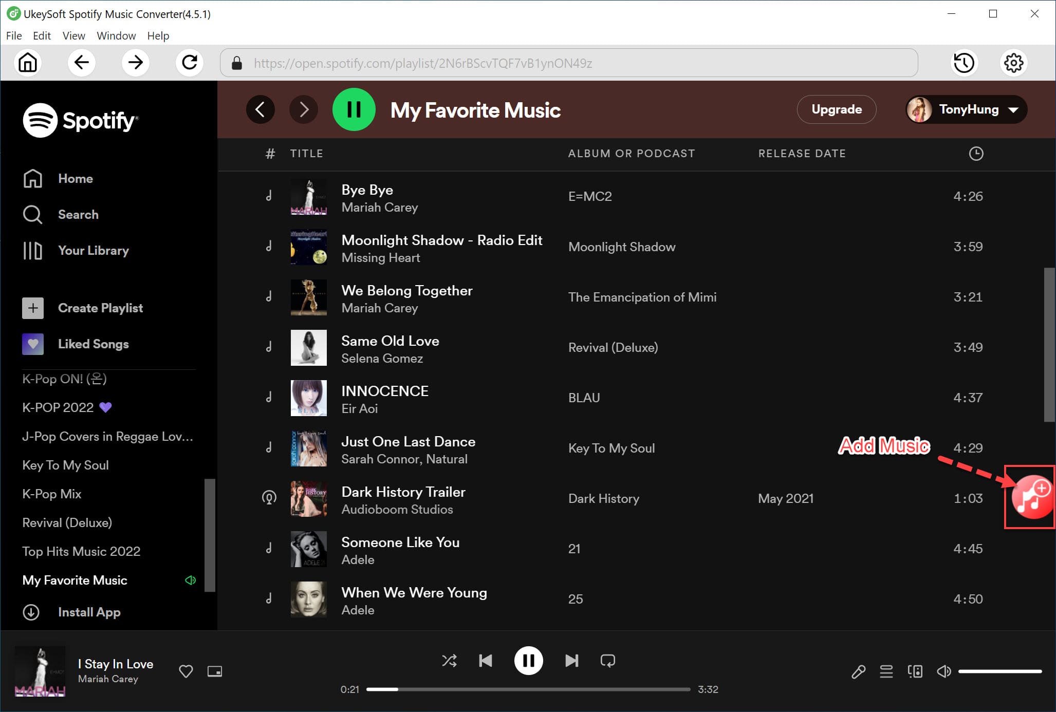 play spotify songs on web player