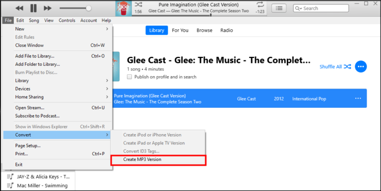 convert itunes music to mp3