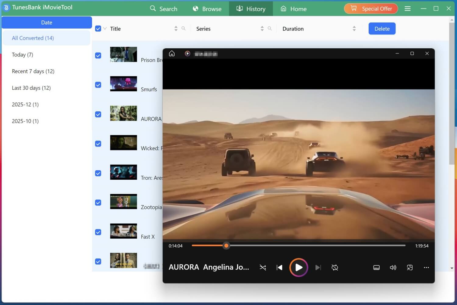 play downloaded youtube videos