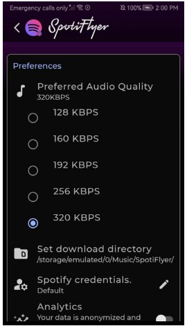 Spotiflyer output quality